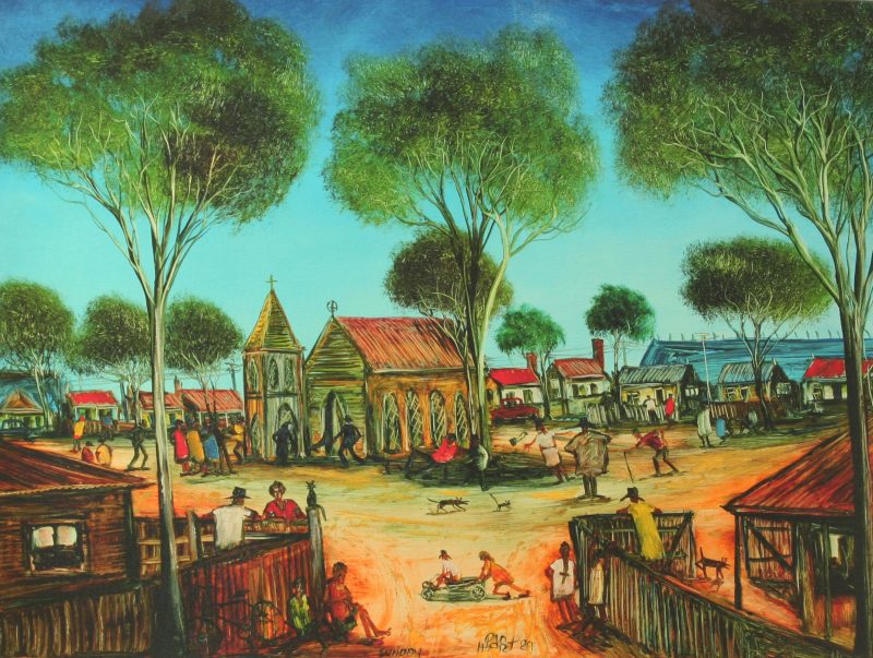 Pro Hart Giclée Sunday David Hart