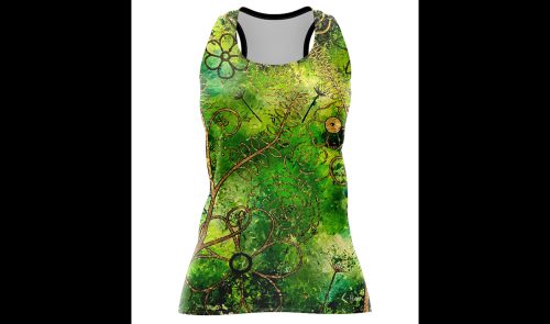 Green Floral Cluster WPS010 FRT wb