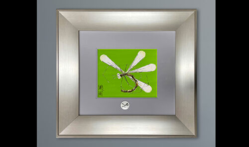 47 26 132646 Dragonfly (Lime) with 1oz 2025 Dragonfly Minted Coin profile wb