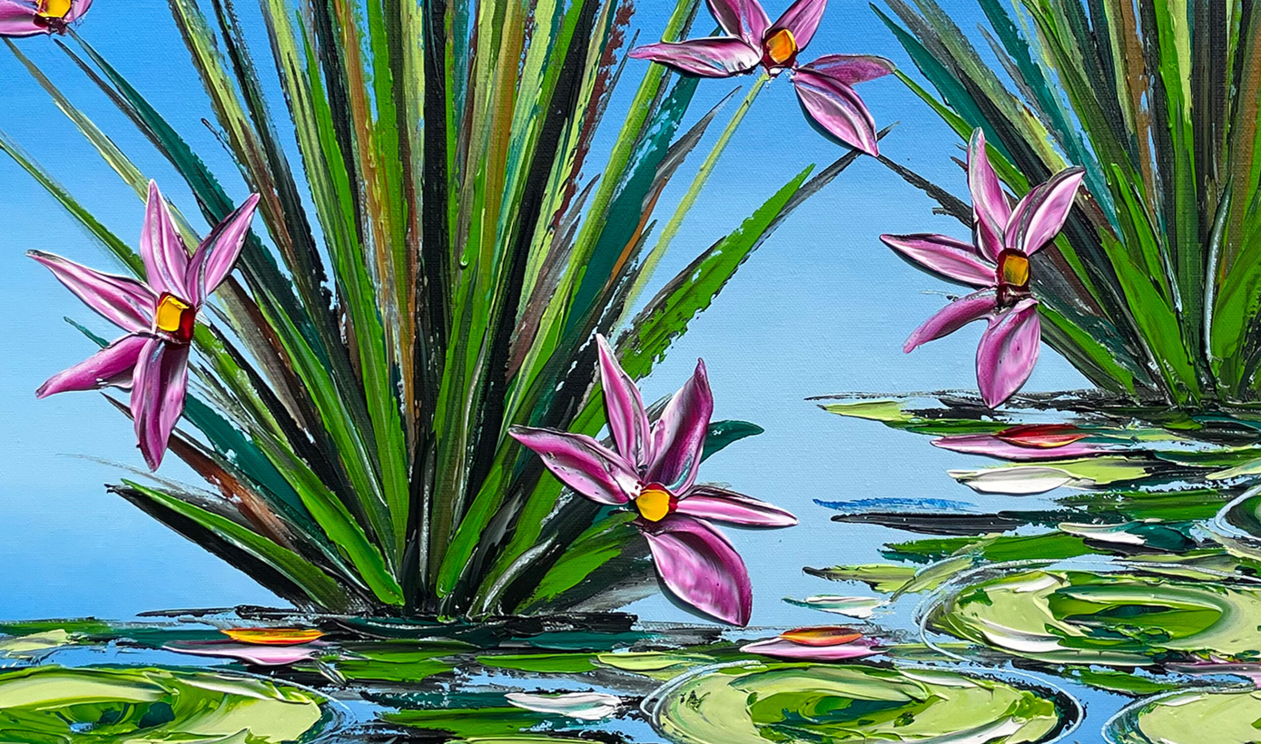 92 25 132369 Reflections & Lilies inset