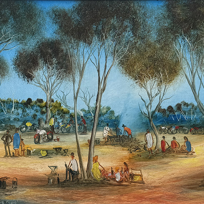 pro hart paintings cat img