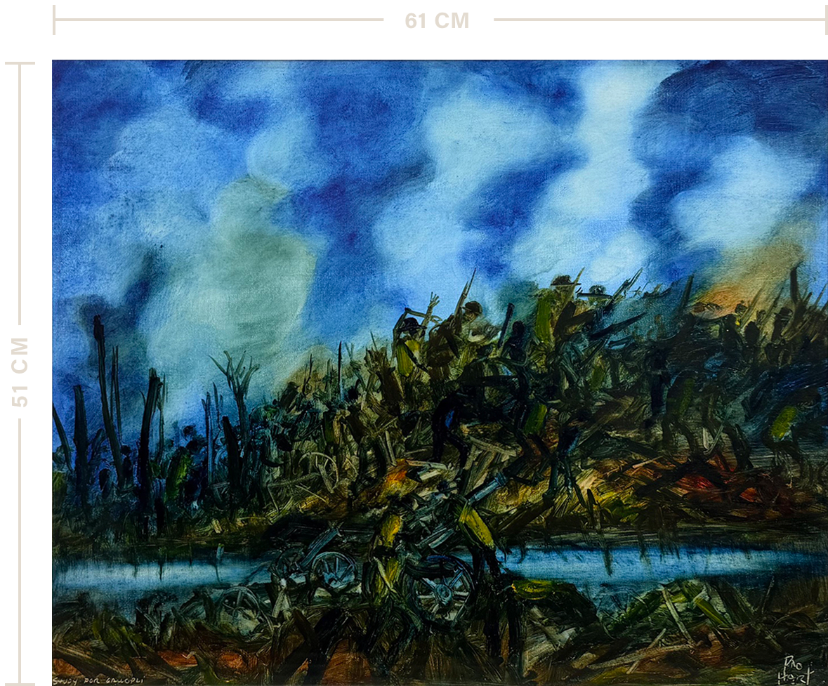 132733 407 (90) Study of Gallipoli uf m